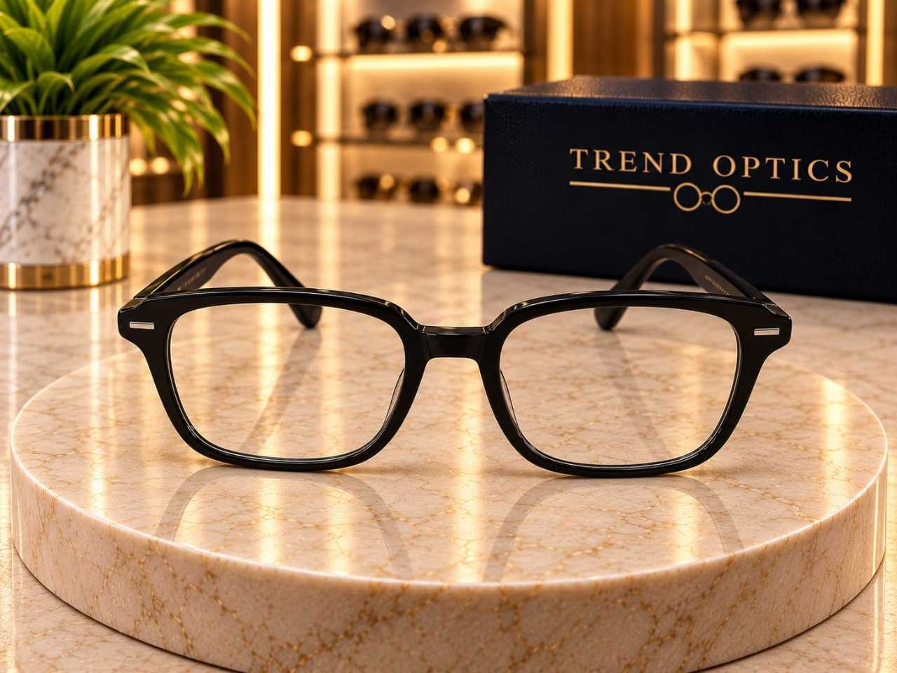 إطار بصري أنيق أسود - TREND OPTICS — أسود