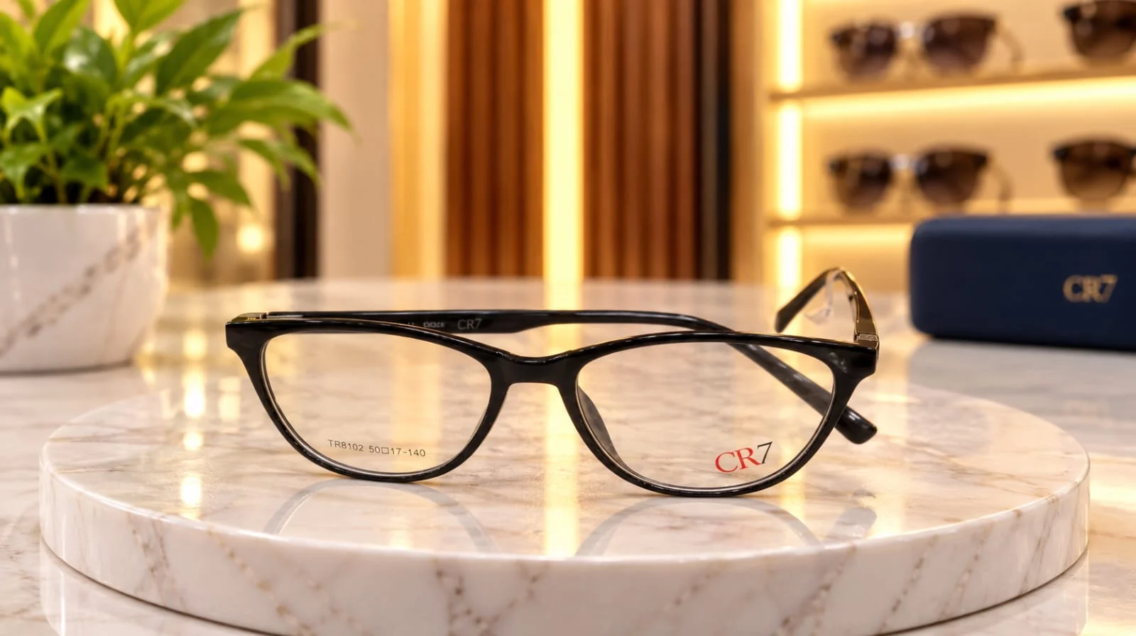 إطار طبي أسود - CR7 (TR8102)    — أسود