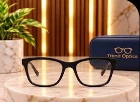 إطار طبي أسود مستطيل — أسود