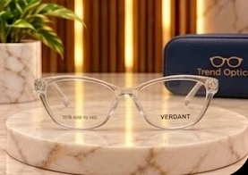 إطار بصرية فاخر شفاف - VERDANT (3878) — أسود
