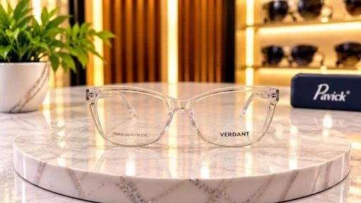 نظارة طبيّة بتصميم كلاسيكي حديث شفاف - VERDANT (TR0028)    — أسود